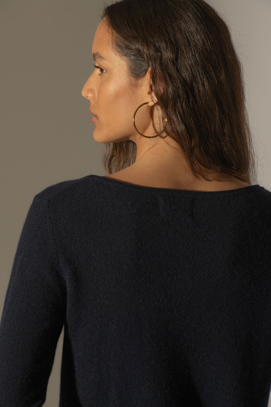 Pull Col Bateau Megan - Marine