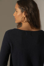 Pull Col Bateau Megan - Marine
