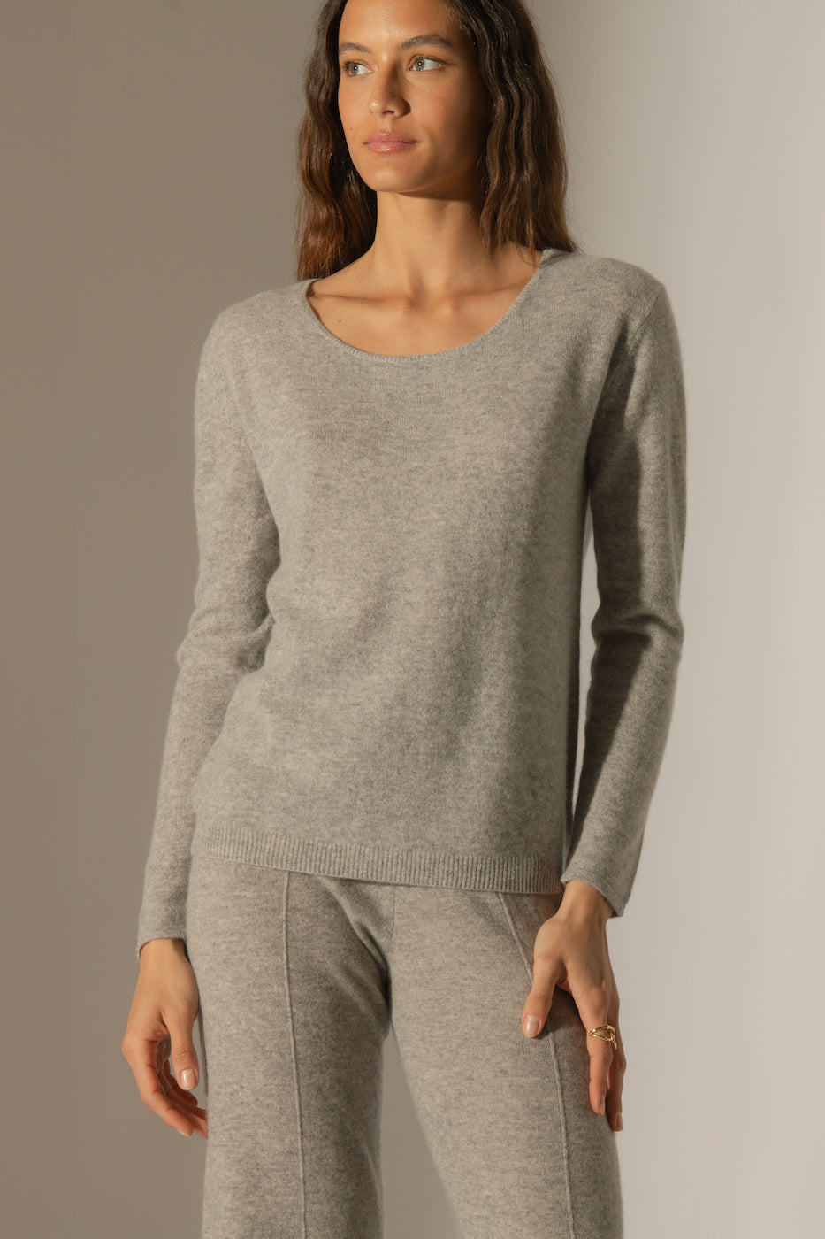 Pull Col Rond Lindsay - Nuage Chiné