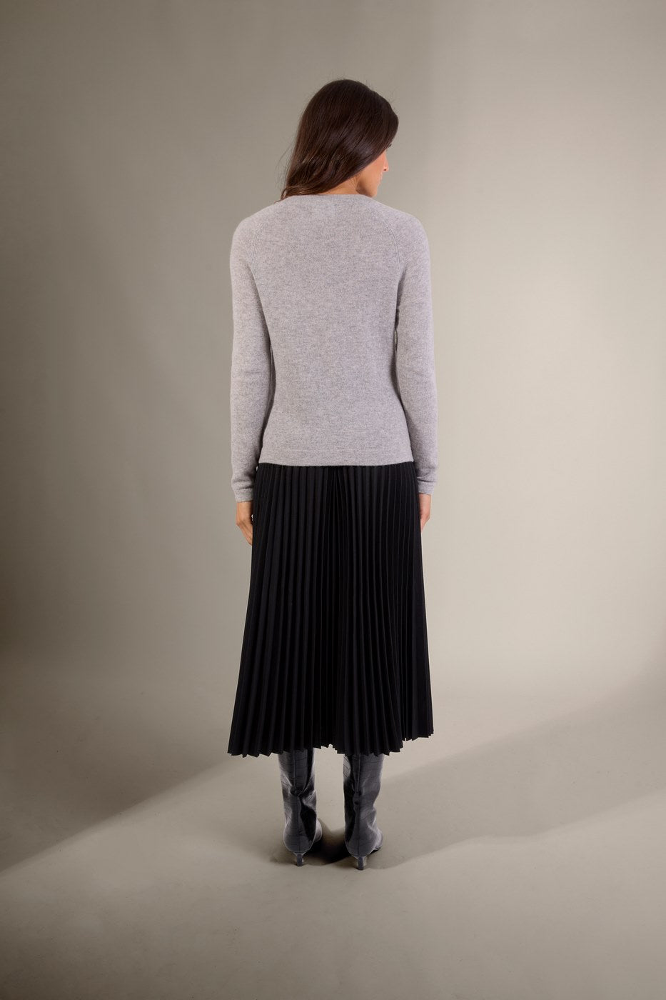 Pull Col Rond Whitney - Nuage Chiné