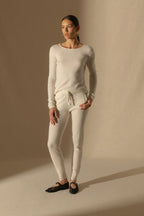 Pull Col Rond Oprah - Ivoire
