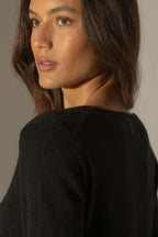 Pull Col Rond Oprah - Noir
