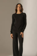 Pull Col Rond - Wilma - Noir