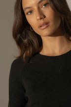 Round-Neck Jumper - Wilma - Black