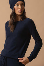 Crew Neck Jumper - Wilma - Navy