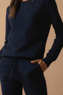 Pull Col Rond - Wilma - Navy