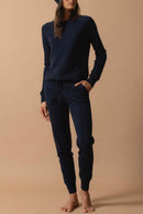 Round Neck Sweater - Wilma - Navy
