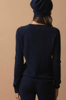 Round Neck Sweater - Wilma - Navy