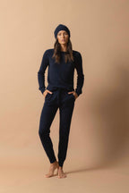 Crew Neck Jumper - Wilma - Navy