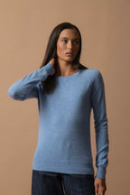 Pull Col Rond - Wilma - Sky