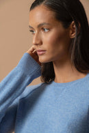 Pull Col Rond - Wilma - Sky