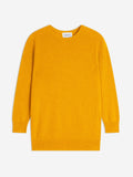 Round-Neck Button-Back Jumper - Vanessa - Curcuma