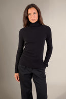 Pull Col Roulé - Tracy - Noir