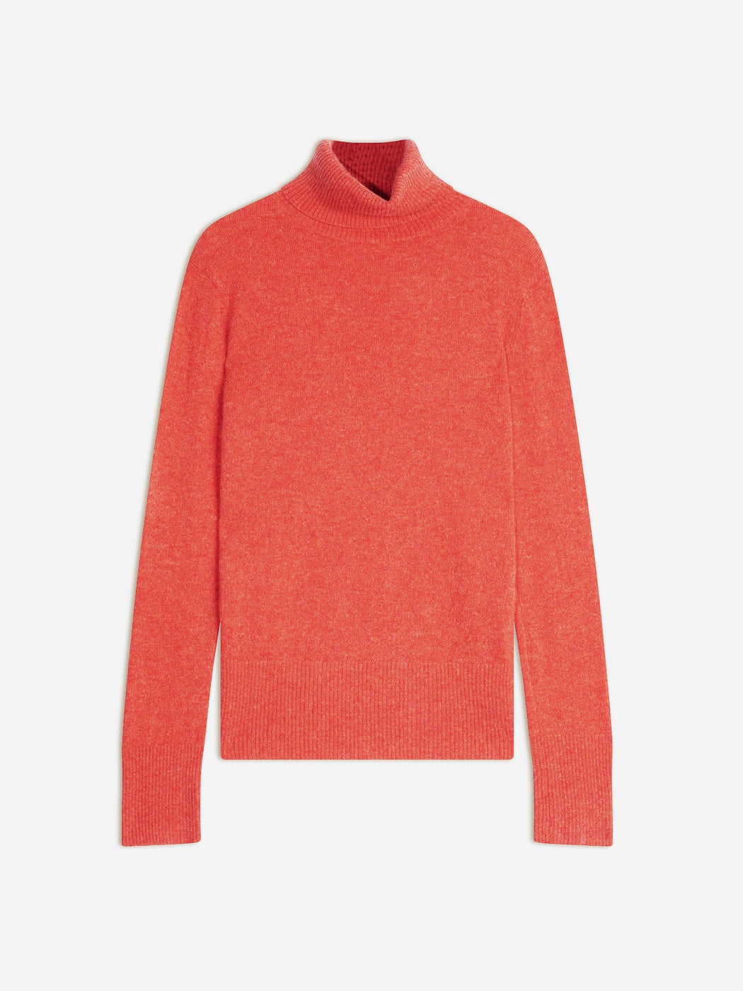 Pull Col Roulé Tracy - Orange Chiné