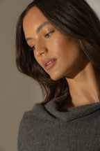 Poncho Tamara - Anthracite Chiné