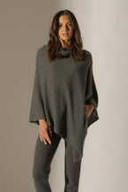 Poncho Tamara - Anthracite Chiné