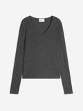 Pull Col V Shannon - Anthracite Chiné