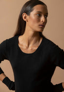 Robe Col Rond - Molli - Noir