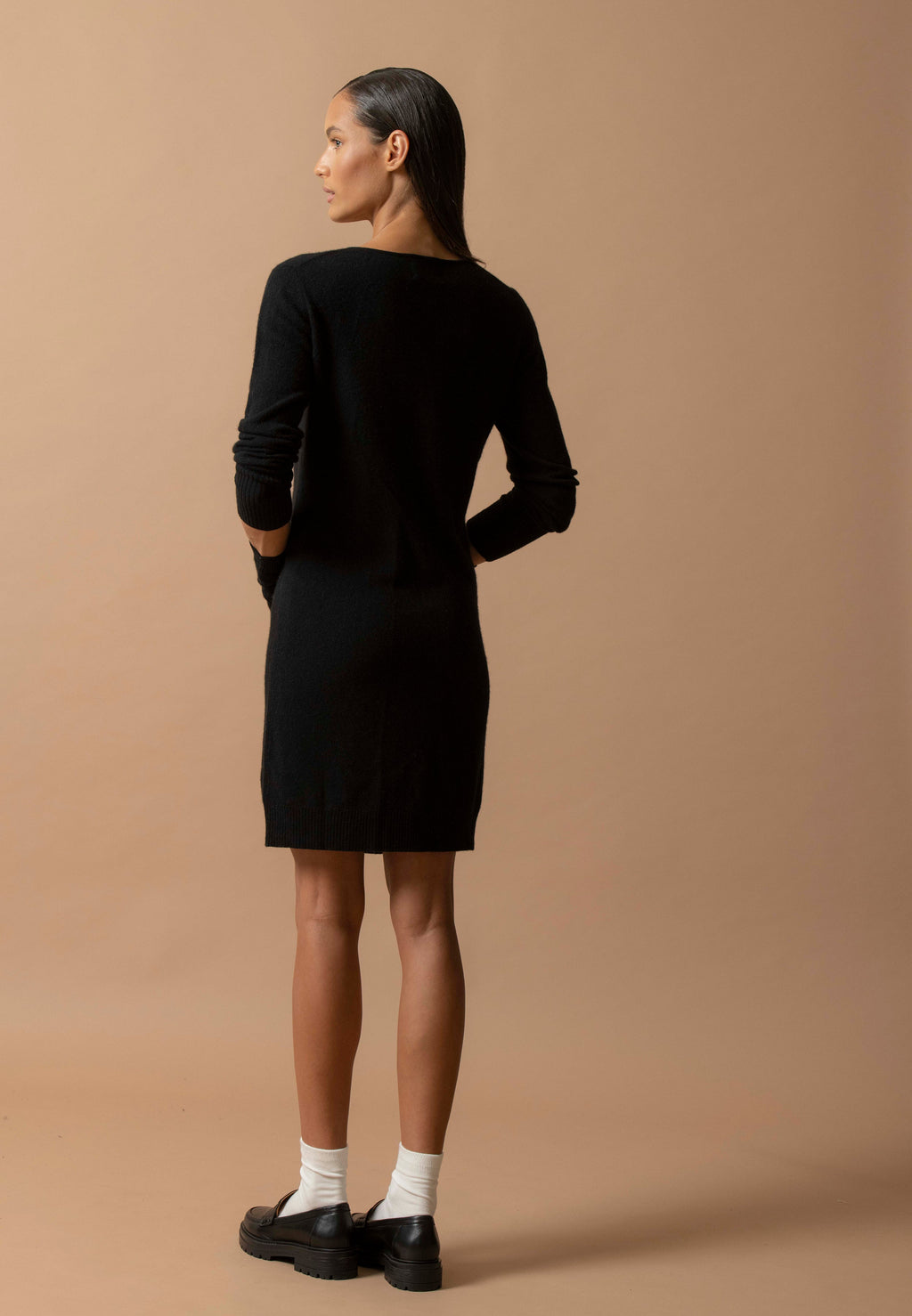 Round Neck Dress - Molli - Black
