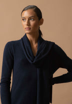 Robe Col V Joy - Marine
