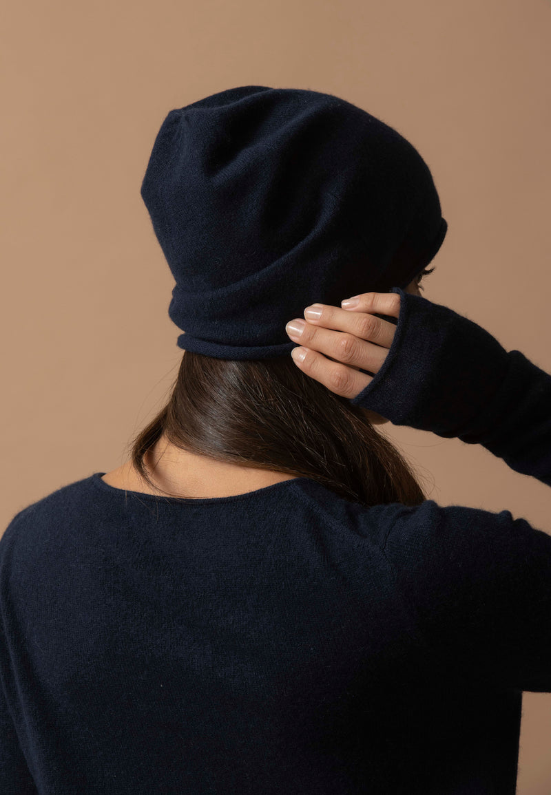 Bonnet - June - Navy