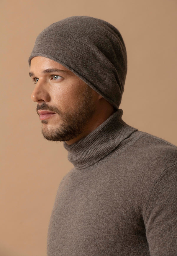 Beanie - June - Taupe Chiné