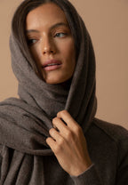 Scarf - Kelly - Heathered Taupe