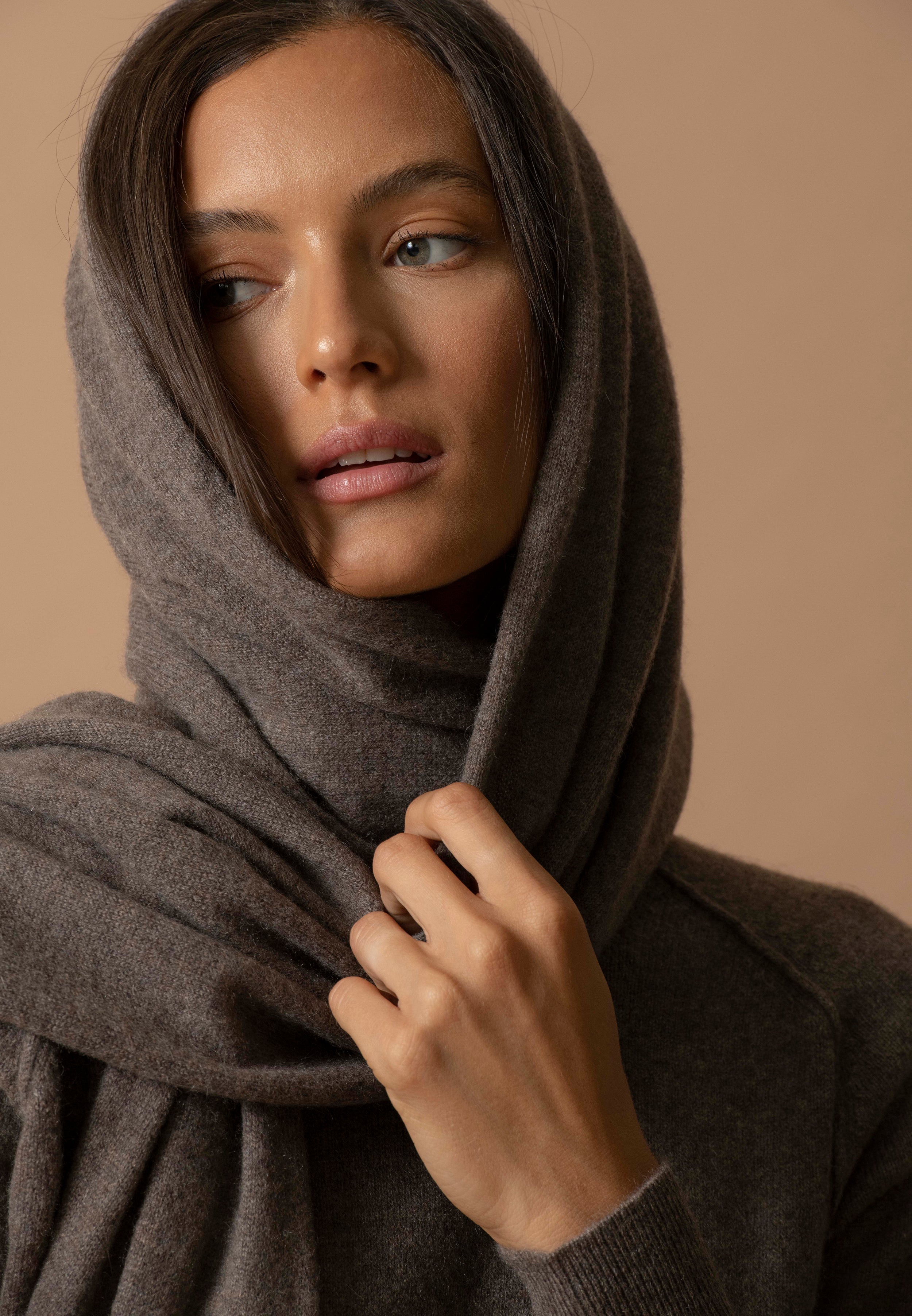 Scarf - Kelly - Heathered Taupe