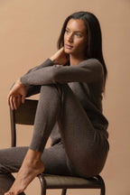 Jogging - Gwen - Taupe Jaspeado