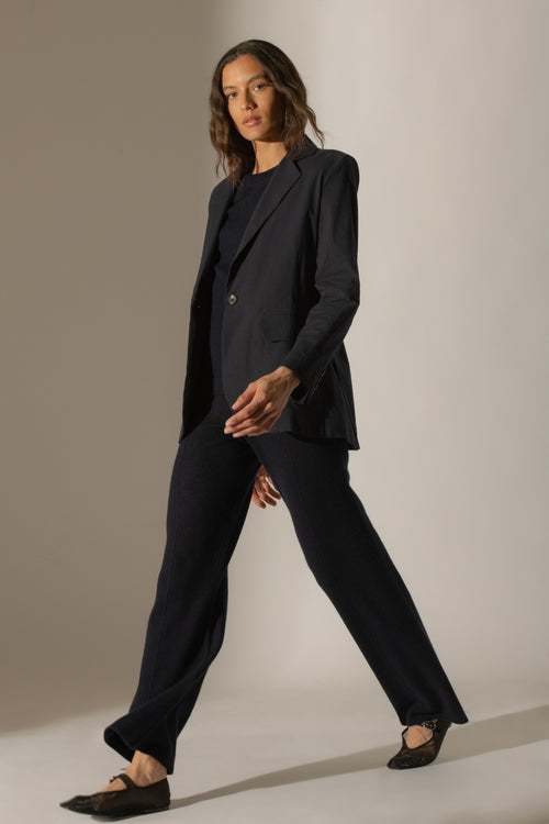 Pull Col Rond - Whitney - Navy