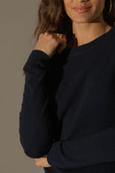Pull Col Rond - Whitney - Navy