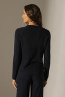 Pull Col Rond - Whitney - Navy