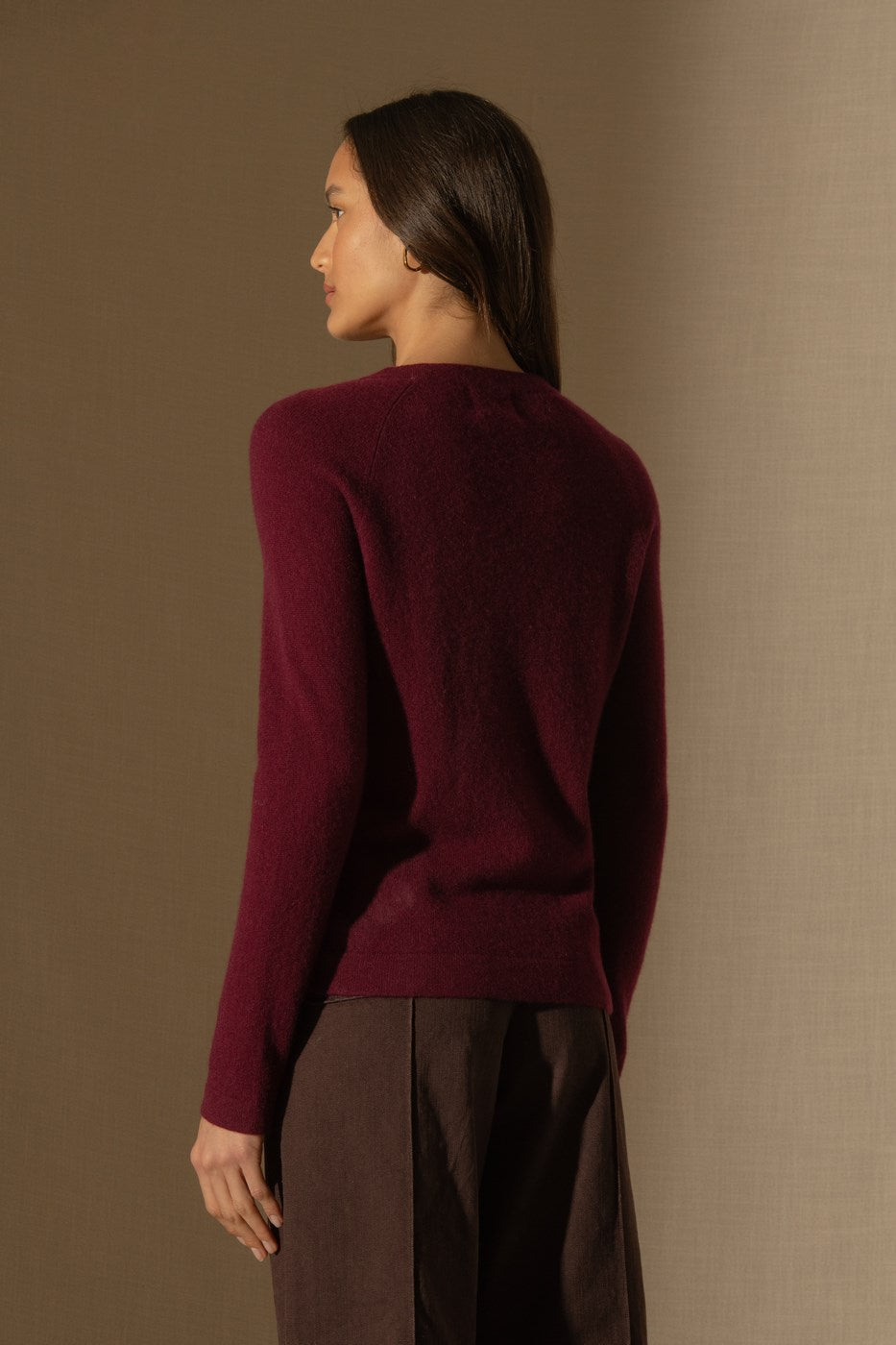 Jersey Cuello Barco - Megan - Burdeos