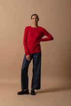 Pull Col Rond Wilma - Rouge