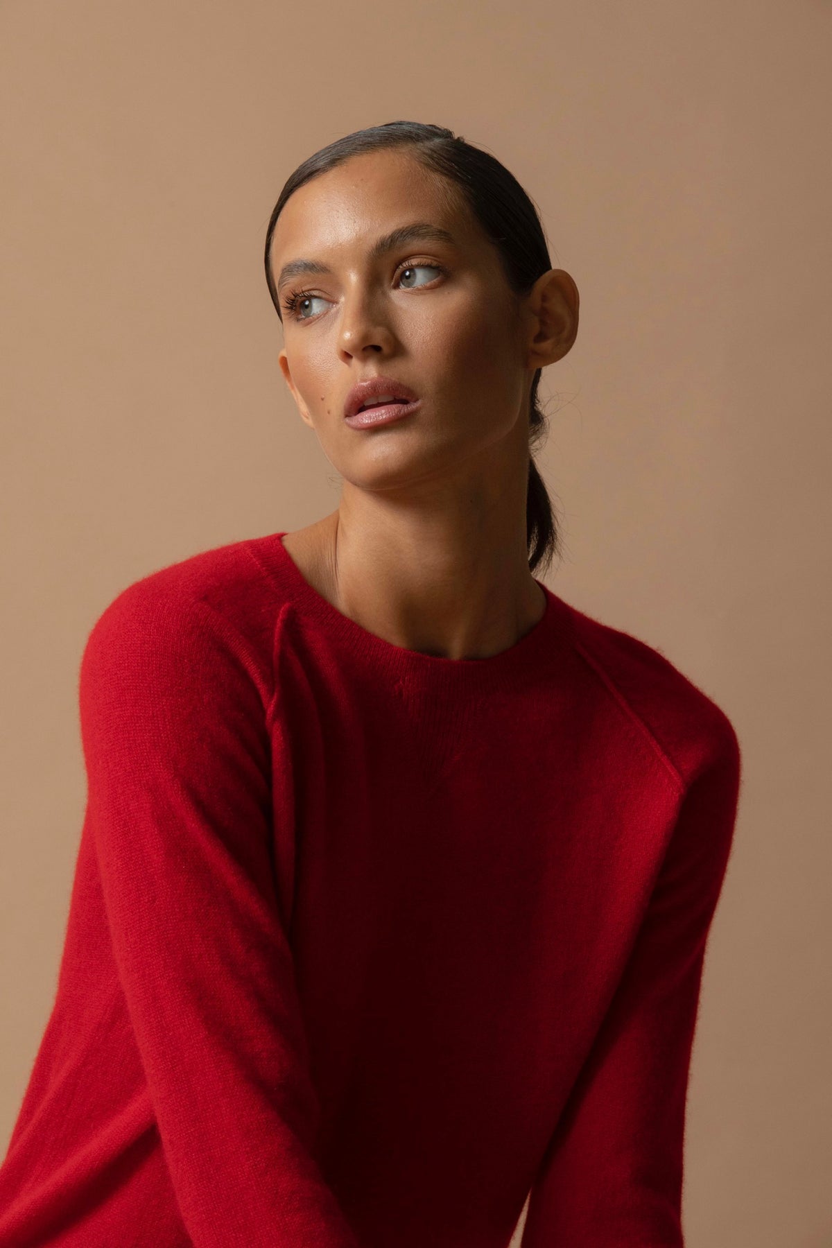 Pull Col Rond Wilma - Rouge