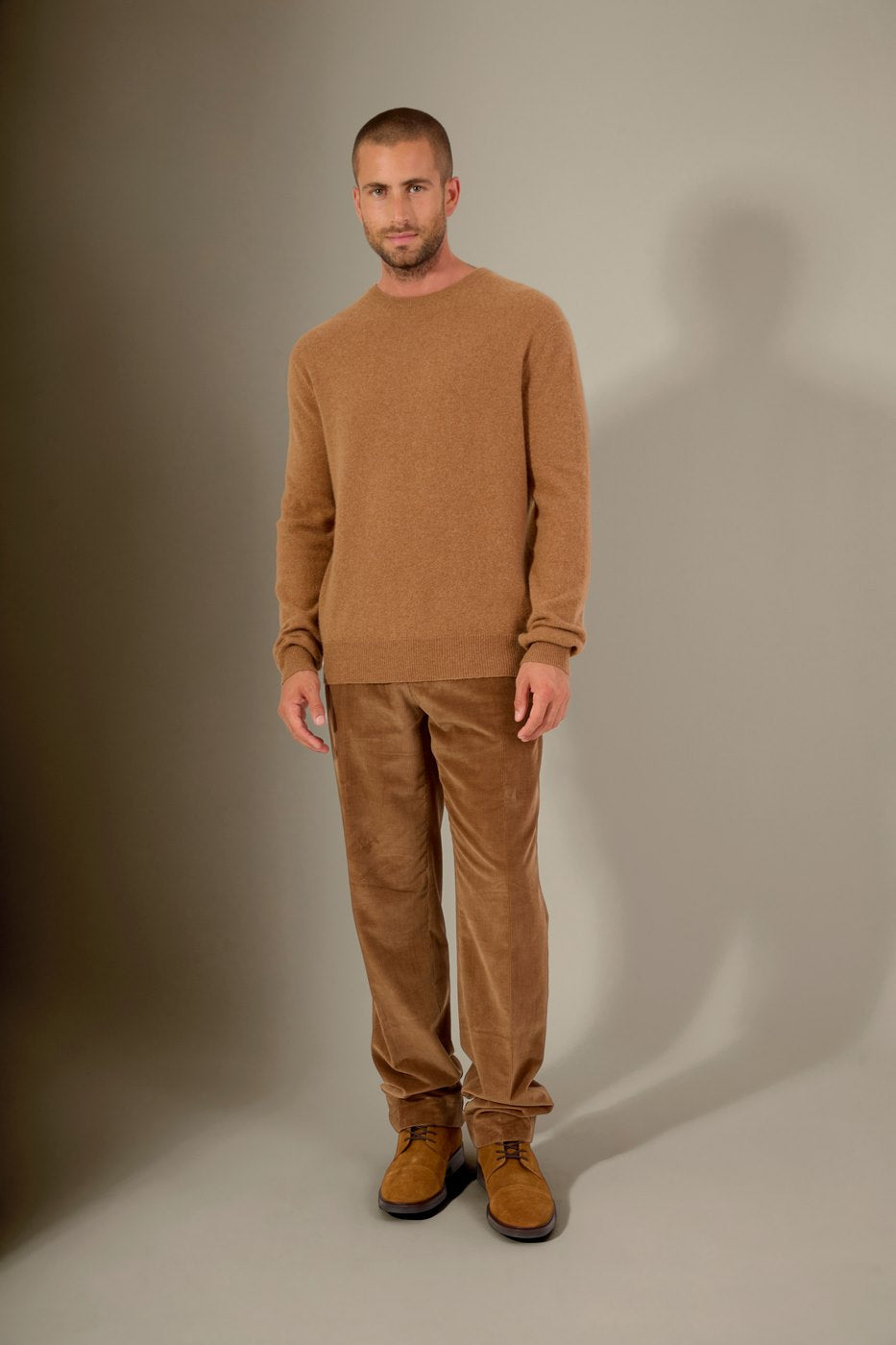 Pull Col Rond Blake - Noisette