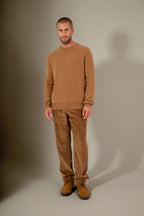 Pull Col Rond Blake - Noisette