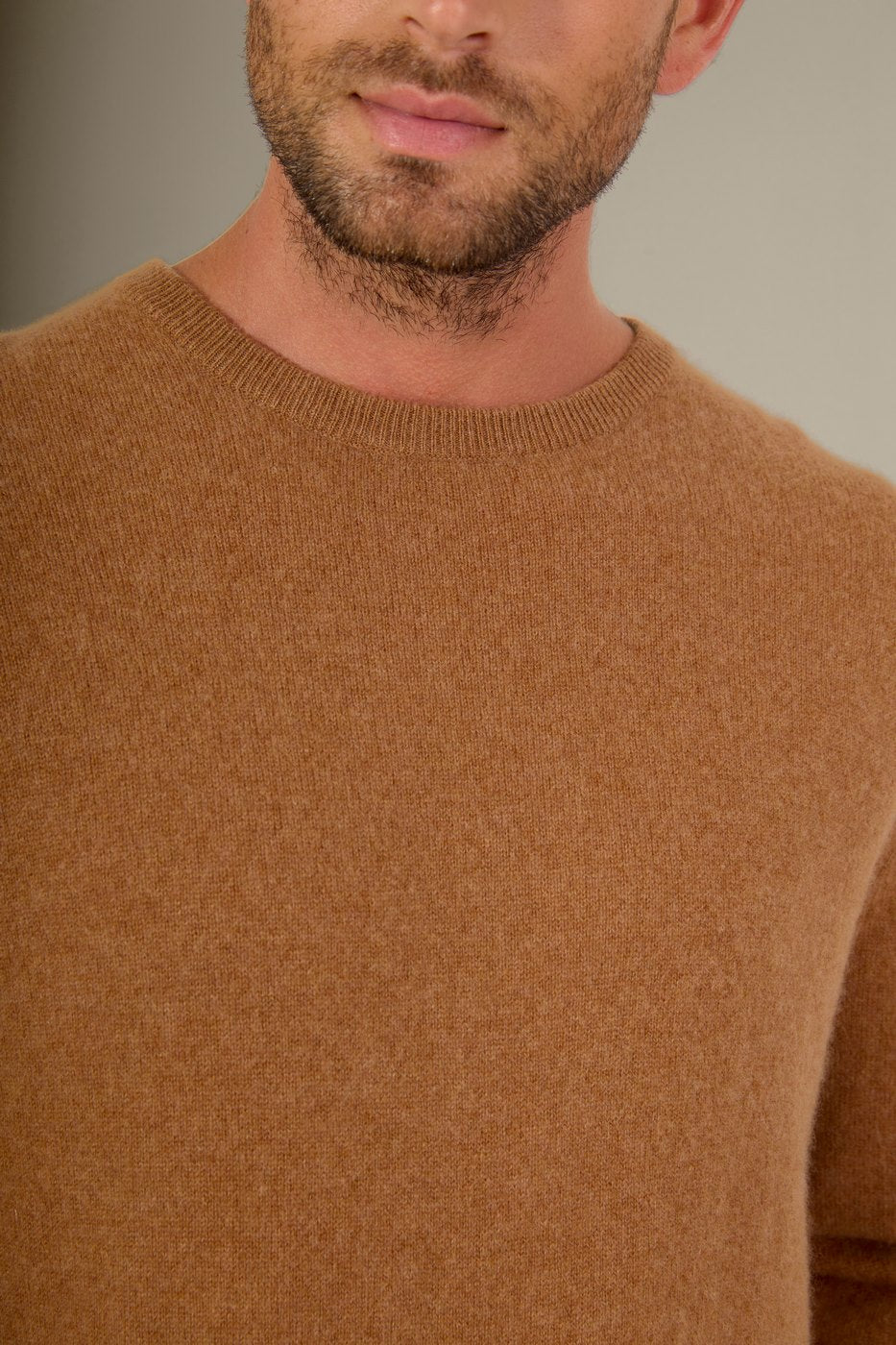 Pull Col Rond Blake - Noisette