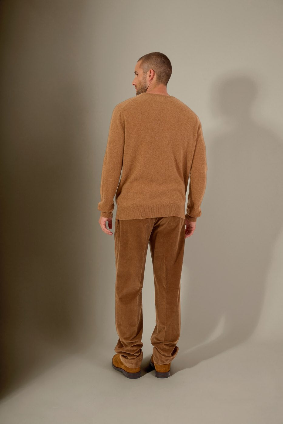 Pull Col Rond Blake - Noisette
