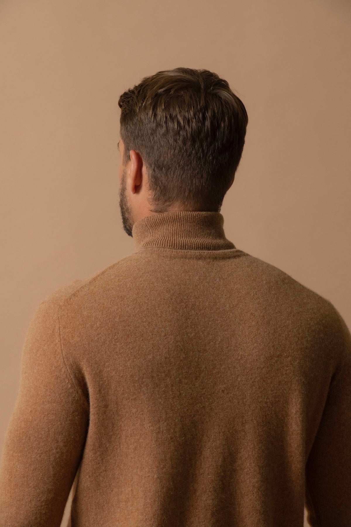 Pull Col Roulé Trevor - Noisette