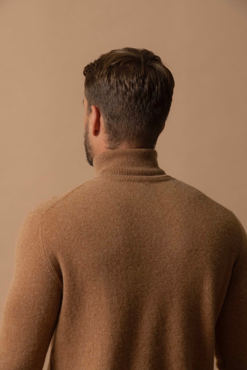 Pull Col Roulé - Trevor - Noisette