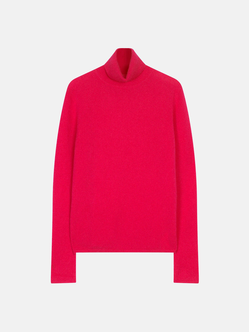 Pull Col Roulé - Ashley - Fuchsia