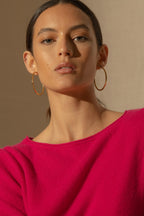 Pull Col Bateau Megan - Fuchsia