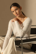 Pull Col Bateau - Lindsay - Ivoire
