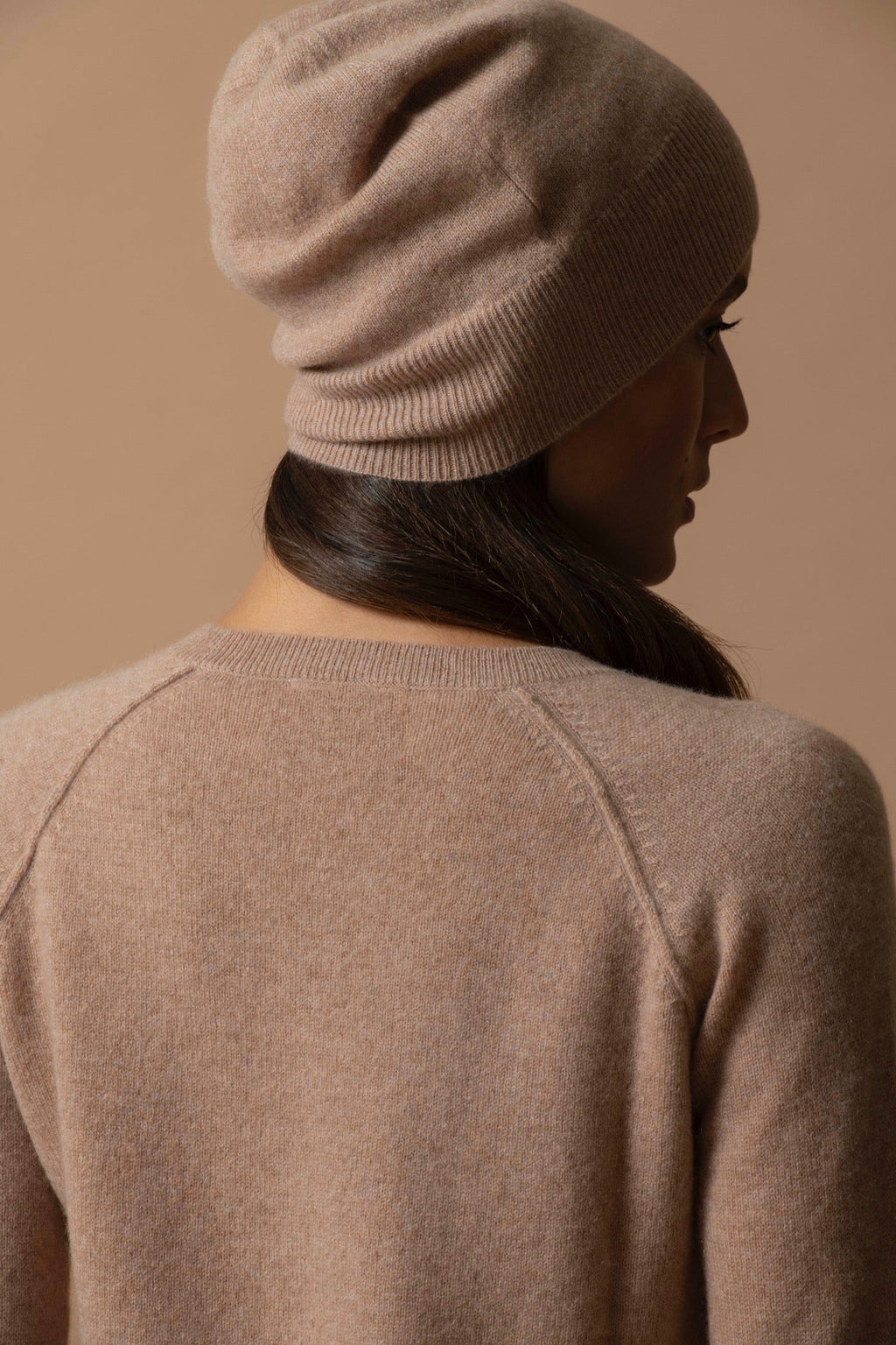 Jersey Cuello Redondo - Wilma - Camel Chiné