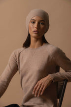 Jersey Cuello Redondo - Wilma - Camel Chiné