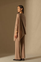 Poncho Tamara - Camel Chiné