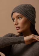 Robe Col Rond - Molli - Taupe Chiné