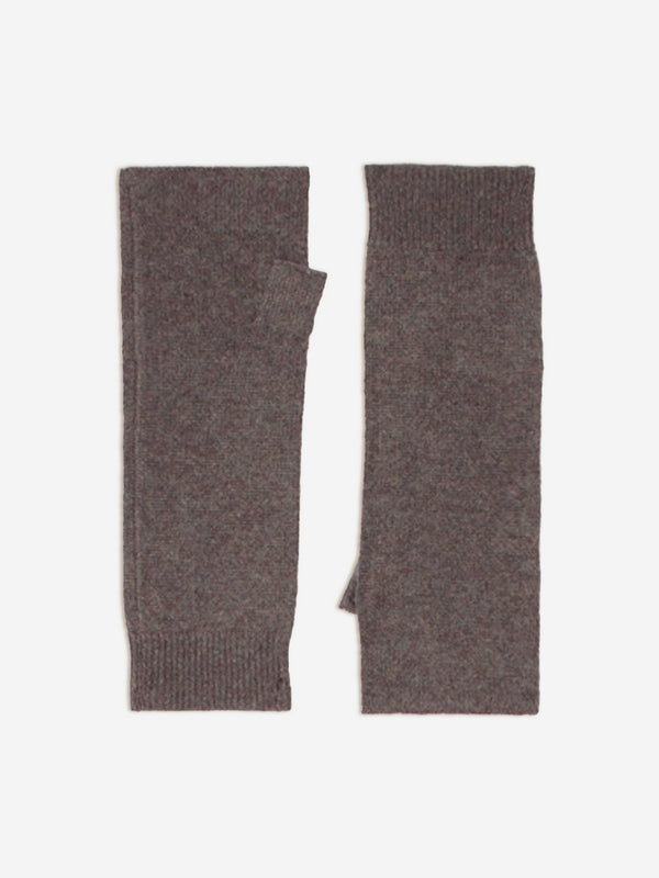 Jesse Fingerless Gloves - Mottled Taupe