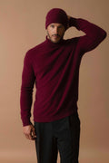 Roll Neck Jumper - Trevor - Bordeaux